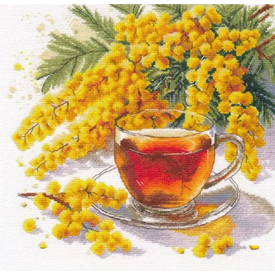 Kit de point de croix "Un Compliment de Printemps" 24x26 cm S1740