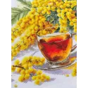 Kit de point de croix "Un Compliment de Printemps" 24x26 cm S1740