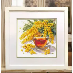 Kit de point de croix "Un Compliment de Printemps" 24x26 cm S1740
