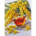Cross stitch kit "A Spring Compliment" 24×26 cm S1740