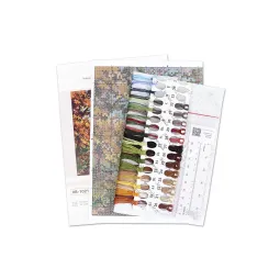 Cross stitch kit "Early autumn" 14*14 cm SNV-1021