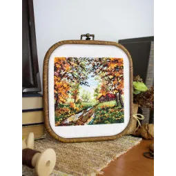 Cross stitch kit "Early autumn" 14*14 cm SNV-1021