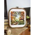 Cross stitch kit "Early autumn" 14*14 cm SNV-1021