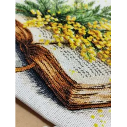 Cross stitch kit "The Poetry of Spring" 25×23 cm S1748