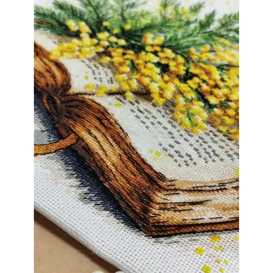 Ristinystės rinkinys "Pavasario poezija" 25x23 cm S1748