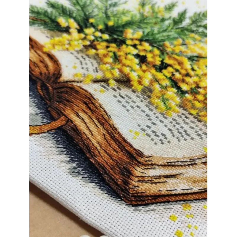 Ristinystės rinkinys "Pavasario poezija" 25x23 cm S1748