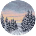 Kreuzstich-Set "Winterzeit" 25×25 cm S1743