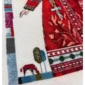 Kit point de croix "Jeu, Accordéon" 25×25 cm S1749