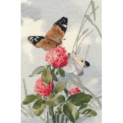 Ristinuke komplektas "Šokis ant gėlių" 15×25 cm S1741