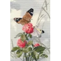 Ristinuke komplektas "Šokis ant gėlių" 15×25 cm S1741