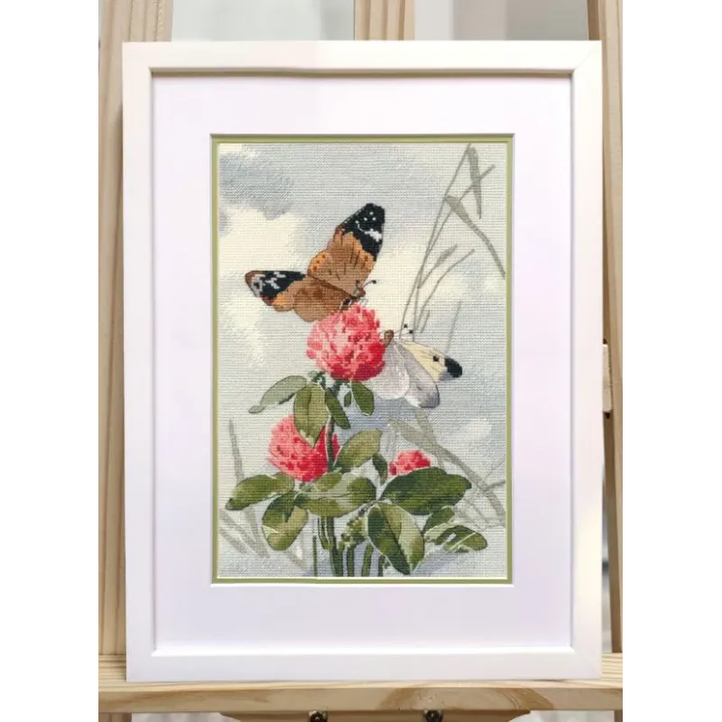 Ristinuke komplektas "Šokis ant gėlių" 15×25 cm S1741