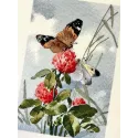 Cross stitch kit "Dance on the Flowers" 15×25 cm S1741