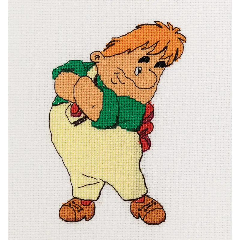 Cross stitch kit KLART "Karlsson" 11 x 15 cm KLCMF-8-574