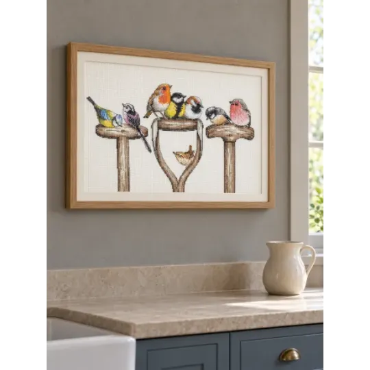 Cross stitch kit Forks and Feathers D70-35447