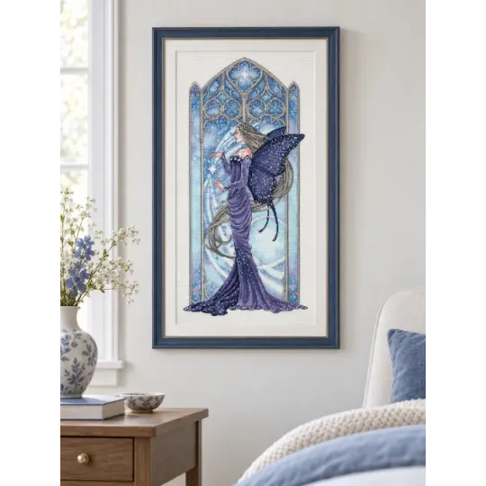 Cross stitch kit - The Gold collection Wintertime Fairy 25,4 x 43,18cm D70-09618