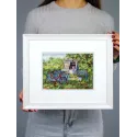 Siuvinėjimo kryželiu rinkinys "Gerimo vanduo" 15*20 cm SNV-1008