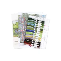 Cross stitch kit "Well water" 15*20 cm SNV-1008