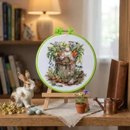 Kreuzstich-Kits - Unfug im Garten AAHM-103