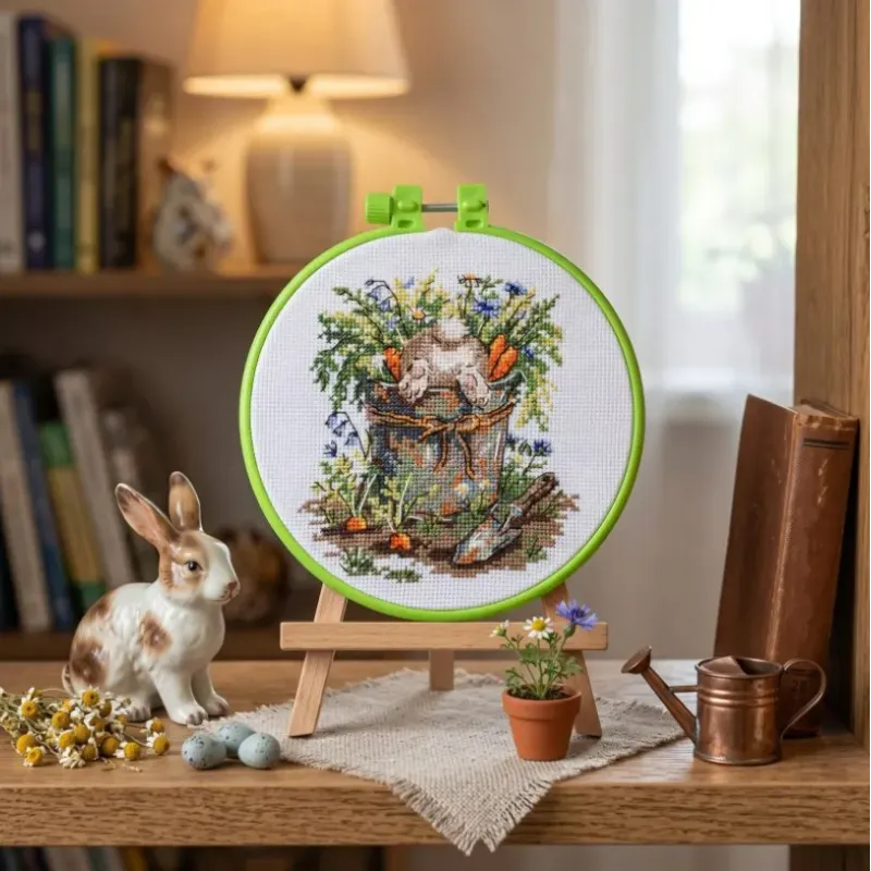 Kreuzstich-Kits - Unfug im Garten AAHM-103