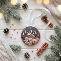 Décoration - petite chèvre d'hiver AABT-E-006