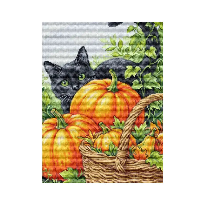 Siuvinėjimo kryželiu rinkinys "Spalio žavesys" 22 x 33 cm SBU5116