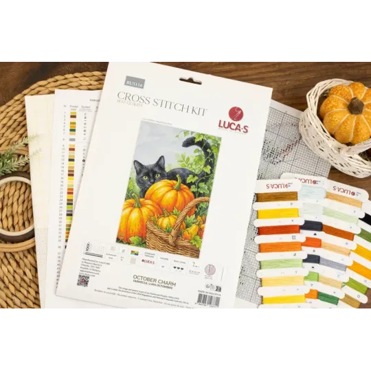 Cross Stitch Kit "October Charm"  22 x 33 cm SBU5116