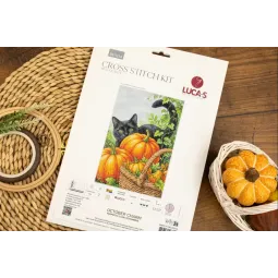 Набор для вышивания крестиком "Октябрьское очарование" 22 x 33 см SBU5116