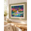 Набор для вышивания крестом "Glow Ghost Cove" 36x29 см SLETIL9989