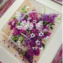 Корзина с сиренью 24x30 см SR2359
