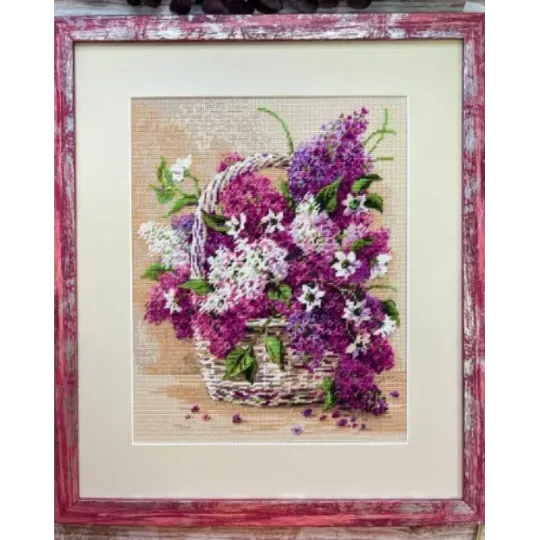 Corbeille de Lilas 24x30 cm SR2359