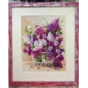 Корзина с сиренью 24x30 см SR2359