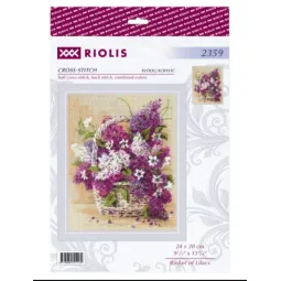 Corbeille de Lilas 24x30 cm SR2359