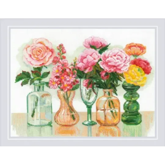 Symphonie florale 40x30 cm SR2355