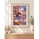 Kit de point de croix "Midnight Magic Notes" 24 x 35 cm SLETIL9996