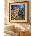 Набор для вышивания крестиком "Ночь Кошачьих" 31,75 × 31,75 см AVA-P160