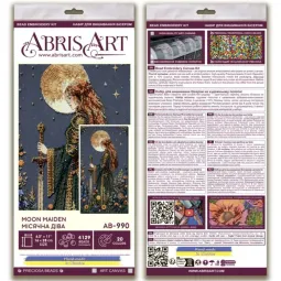 Perlenstickerei-Set – Mondmaidchen AAB-990