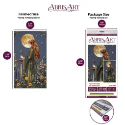 Main Bead Embroidery Kit -Moon Maiden AAB-990