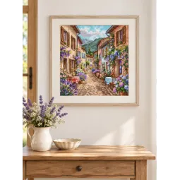 Kryželiu siuvinėjimo rinkinys "Pasivaikščiojimas Provanse" 31.75 × 31.75 cm AVA-P141