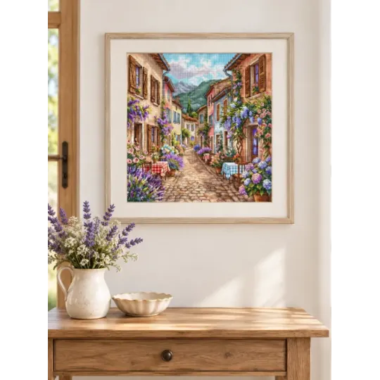 Набор для вышивания крестом "Прогулка по Провансу" 31.75 × 31.75 cm AVA-P141