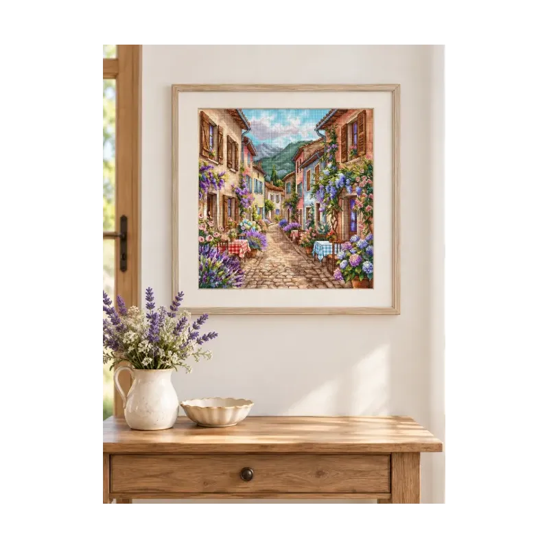 Набор для вышивания крестом "Прогулка по Провансу" 31.75 × 31.75 cm AVA-P141