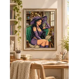 Kreuzstich-Set "Lieblingsplatz" 23 × 29 cm SLETIL9991