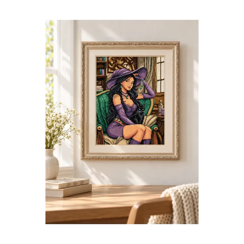 Kit de point de croix "Le préféré de la famille" 23 × 29 cm SLETIL9991