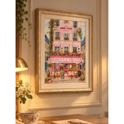 Набор для вышивания «Сладкая улица Парижа» 19x27 см SLETIL9988