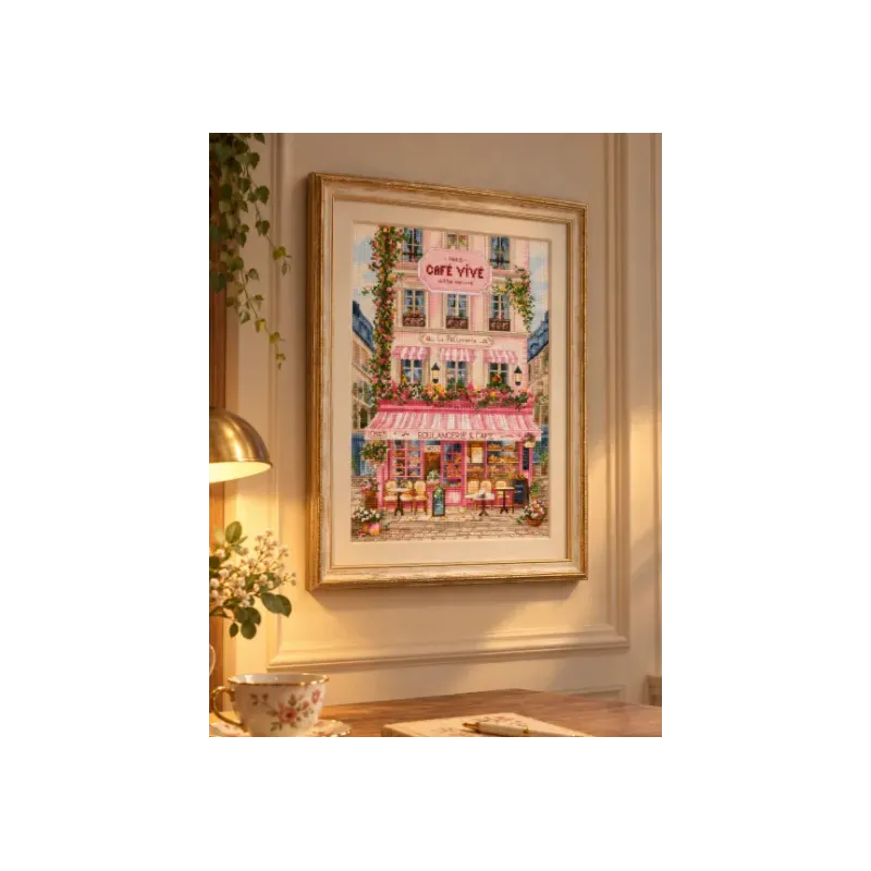 Набор для вышивания «Сладкая улица Парижа» 19x27 см SLETIL9988