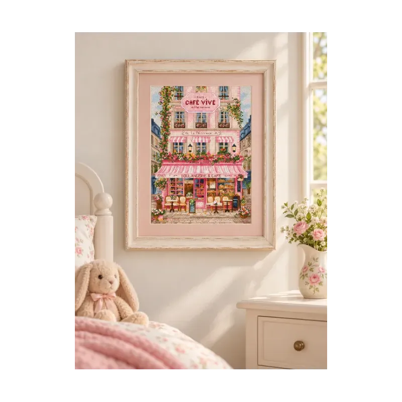 Набор для вышивания «Сладкая улица Парижа» 19x27 см SLETIL9988