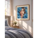 Набор для вышивания "Синий взгляд" 26.99 × 26.99 см AVA-P125