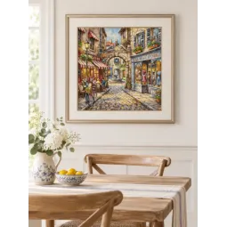 Kreuzstich-Set "La Belle Epoque'' 28.57 x 28.57 cm AVA-P096