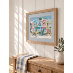 Kreuzstich-Set "Beach Bliss" 24 x 19 cm SLETIL9985