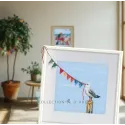 Cross-stitch kit "Seagull with flags" RTOM1107