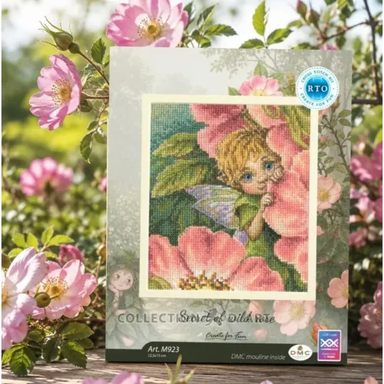 Kreuzstich-Set "Geheimnis der Wildrose" RTOM923